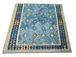 Beautiful Afghan Handmade Choubi Kilim – Rug -259 x 186  cm - Image 3