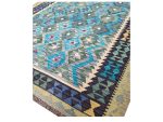 Beautiful Afghan Handmade Choubi Kilim – Rug -259 x 186  cm - Image 5
