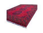 Afghan Aqcha Red Elephant Foot Carpet 185x102cm | QPRugs - Image 5