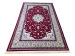 Stunning Persian Nain Machine Made Carpet – Red 300x200cm (3x2m) - Image 2
