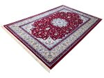 Stunning Persian Nain Machine Made Carpet – Red 300x200cm (3x2m) - Image 3