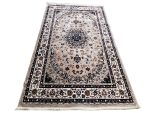 Cream & Navy Persian Carpet 290x200cm | QPRugs - Image 2