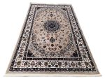 Cream & Navy Persian Carpet 290x200cm | QPRugs