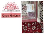 Incredible Persian Kashan  Carpet – Red 300x200cm (3x2m) - Image 7