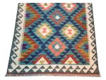 Beautiful Afghan Handmade Choubi Kilim – Rug - 145 X 100 cm - Image 3