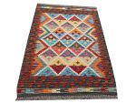 Gorgeous Afghan Handmade Choubi Kilim – Rug - 121 x 84  cm - Image 2