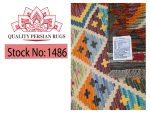 Gorgeous Afghan Handmade Choubi Kilim – Rug - 121 x 84  cm - Image 6