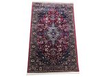 Red & Navy blue Persian Design Carpet 150 x 80 cm - Image 2