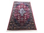 Red & Navy blue Persian Design Carpet 150 x 80 cm - Image 3