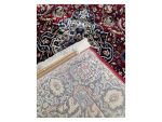 Red & Navy blue Persian Design Carpet 150 x 80 cm - Image 6