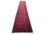 Afghan Aqcha Carpet runner 564 x 74 cm | QPRugs - Image 3