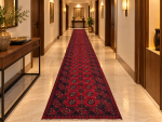 Afghan Aqcha Carpet runner 564 x 74 cm | QPRugs