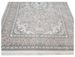 Elegant Persian Nain Carpet – Beige & Sage Green - Image 6