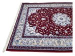 Stunning Persian Nain Red Carpet – Classic Floral Design - Image 4