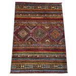 Gorgeous bedside size Afghan Ariana Carpet 121 x 82 cm