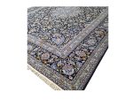 Gorgeous Navy Persian Hand-knotted Kashan Carpet 391 X 304 cm (4x3m) - Image 5
