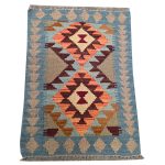 Afghan Handmade Choubi Kilim – Rug - 90 x 60 cm