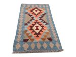 Afghan Handmade Choubi Kilim – Rug - 90 x 60 cm - Image 2