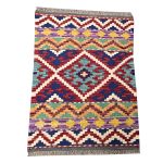 Afghan Handmade Choubi Kilim – Rug - 90 x 60 cm
