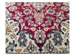 Gorgeous Pre-loved Hand-knotted Woolen Nain Carpet - 123 x 79 cm - Image 6