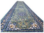 4 Meter Persian Green Nain Design Runner Carpet 400x80cm - Image 5
