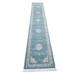 4 Meter Persian Blue Runner - 400x80cm