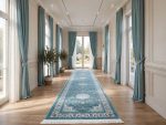 4 Meter Persian Blue Runner - 400x80cm