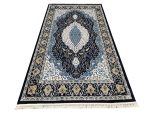 Gorgeous Navy Blue Persian design Carpet 290 x 200 CM - Image 2