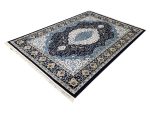 Gorgeous Navy Blue Persian design Carpet 290 x 200 CM - Image 3