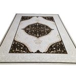 Turkish Beige & Black Machine Made Carpet 300x240cm