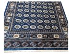 Fine Blue Bukhara Design Machine Made Carpet 340 x 240 cm - Image 3