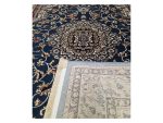 Fine Blue Persian Design Machine Made Carpet 180 x 120 cm - Image 5