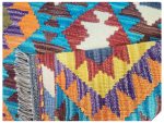 Small Afghan Handmade Kilim Rug – 90x60cm - Image 5