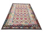 Beautiful Afghan Handwoven Kilim Rug 289 x 201 cm - Image 2