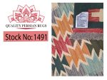 Stunning bedside size Afghan Handmade Kilim Rug – 126 x 80 cm - Image 6