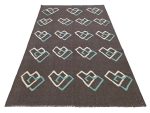 Afghan Modern Handmade Kilim. Size: 296x199cm (3x2meter)