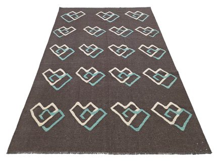 Afghan Modern Handmade Kilim. Size: 296x199cm (3x2meter)