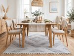Grey Jute Carpet, 340x240cm