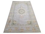 Gorgeous grey & green Persian design Carpet 300x200cm - Image 2